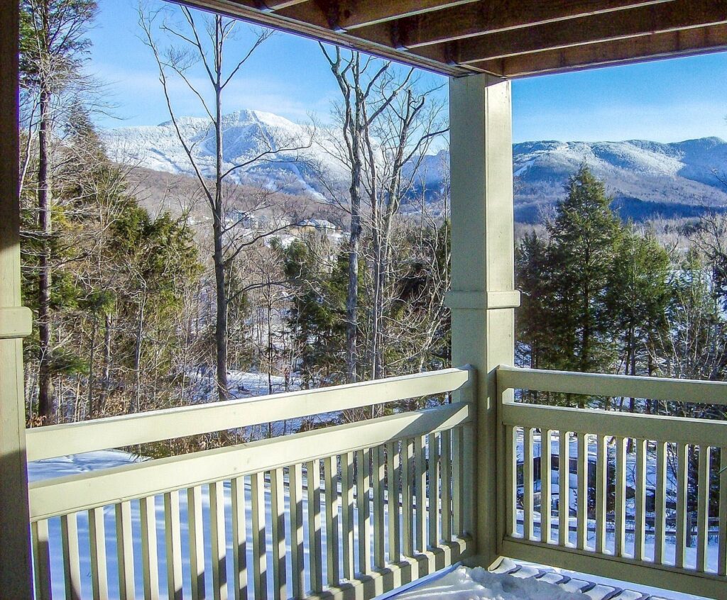 View from a Vermont Ski hotel