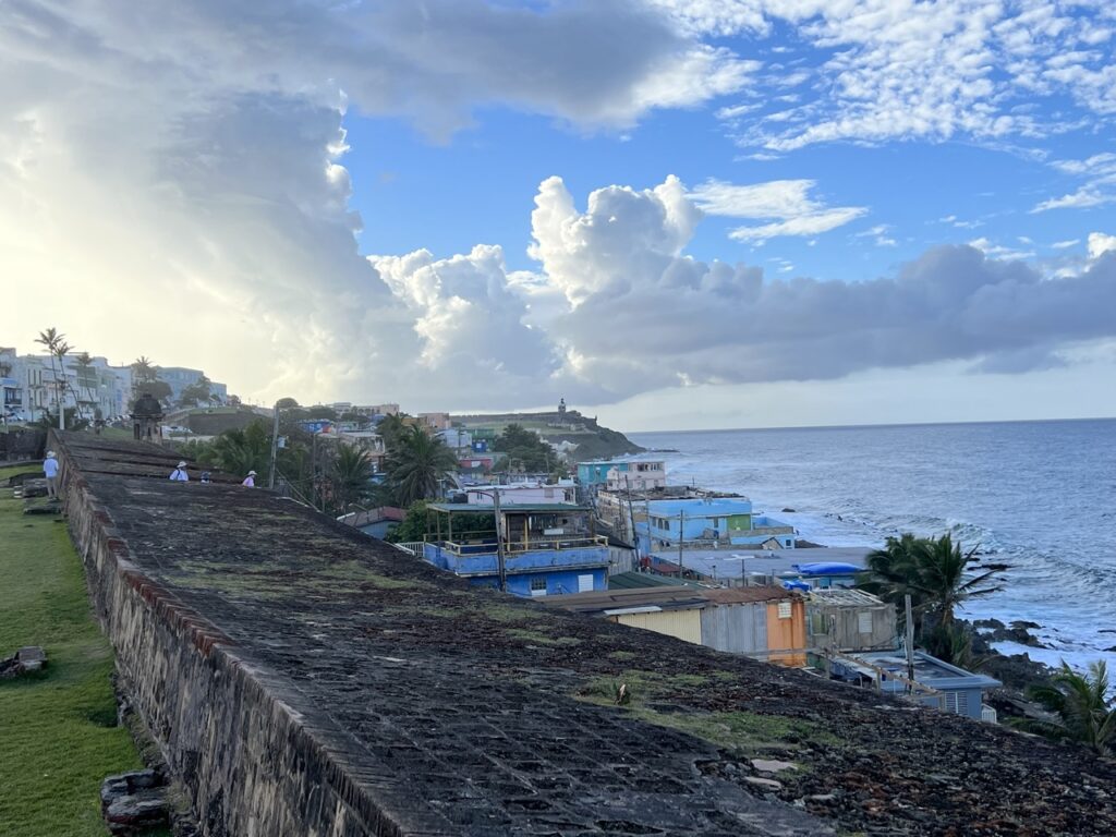 View of the ocean from Puerto Rico