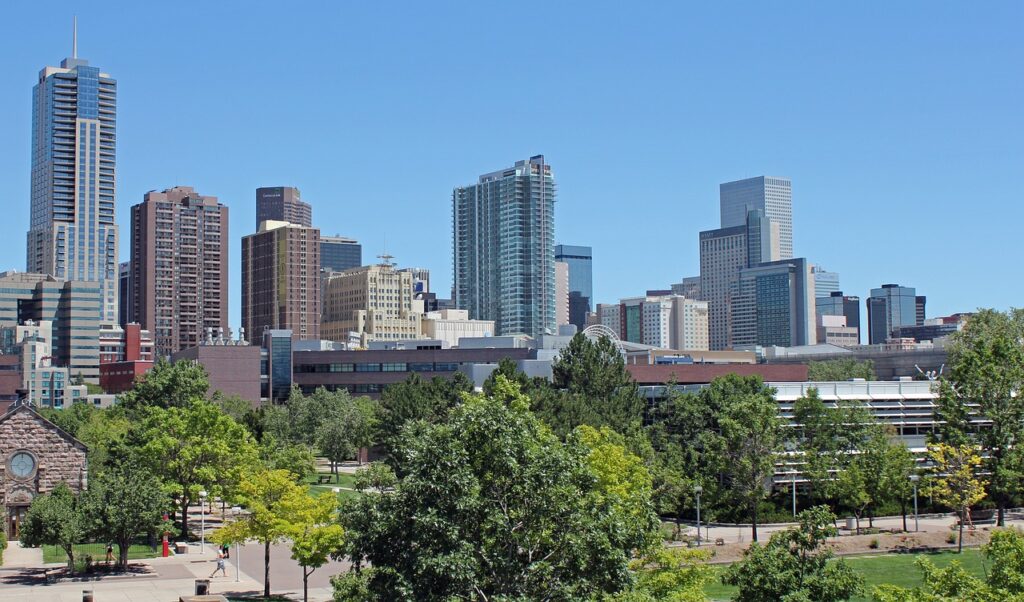 Skyline of Denver Colorado