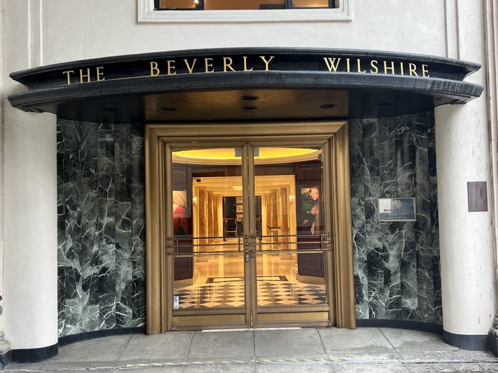 Beverly Wilshire Hotel Entrance, Beverly Hills, California