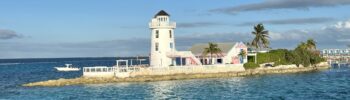 Lighthouse on Pearl Island in Nassau, Bahamas