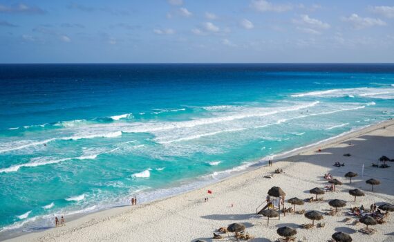 Beach in Cancun Mexico