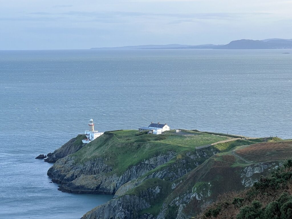 View of the ocean from the cliffs of Howth, Ireland