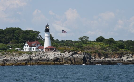 Light house in Portland Maine