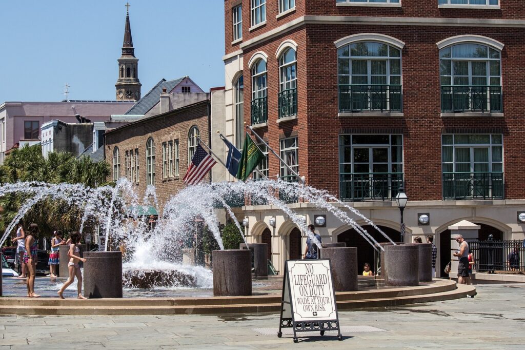 Fountain in Charleston South Carolina
