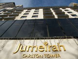 Facade of the Jumeriah hotel in London