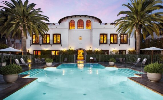 Pool at the Ritz Carlton in Santa Barbara