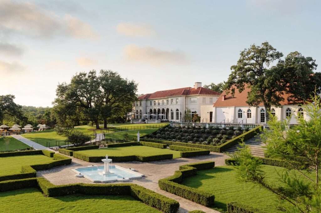 Gardens at the Commodore Perry Estate in Austin Texas