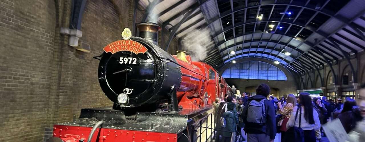 Hogwarts Express Train at the Warner Brothers Studio in London