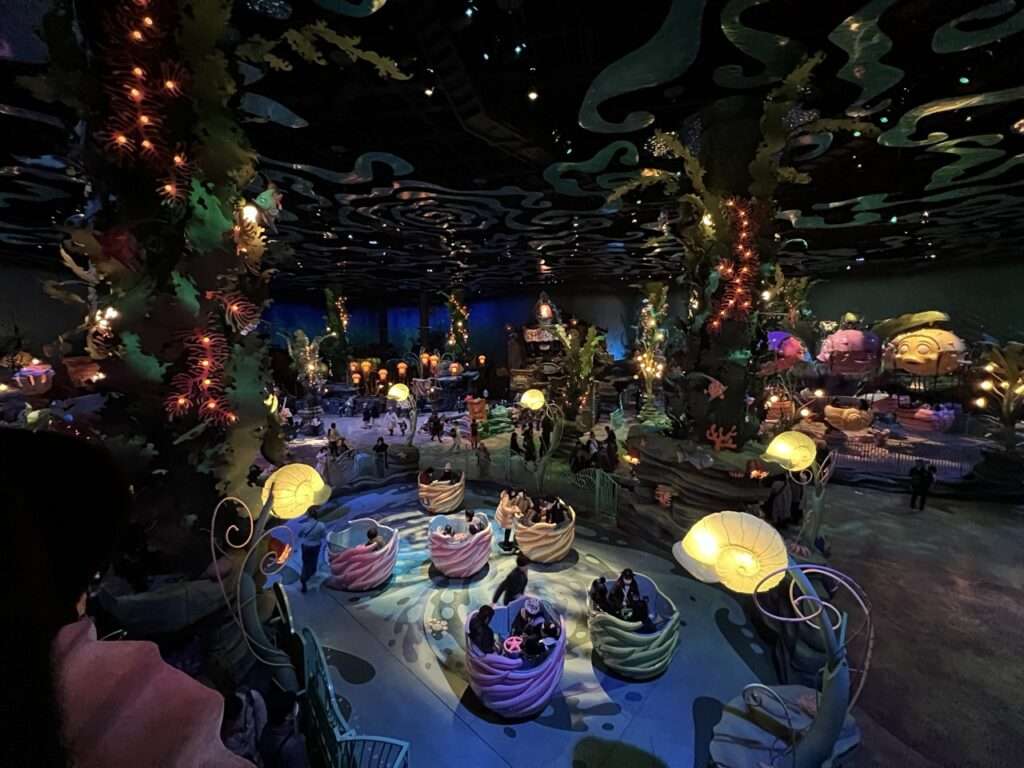 an "Underwater" playground, Mermaid Lagoon at DisneySea in Tokyo