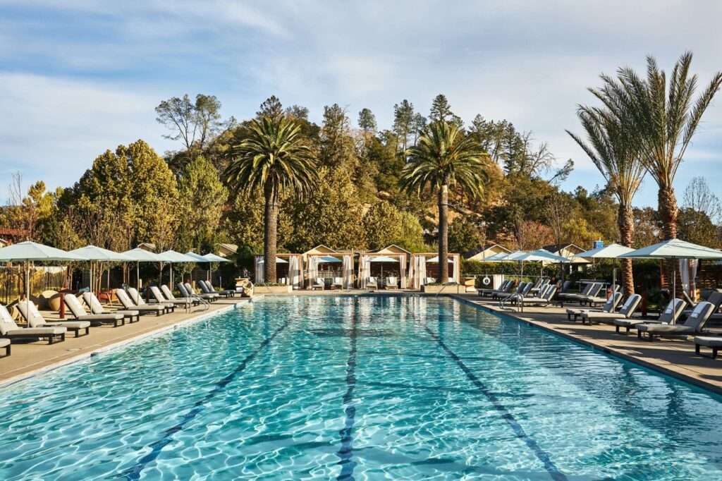 Pool at the Solage in Napa
