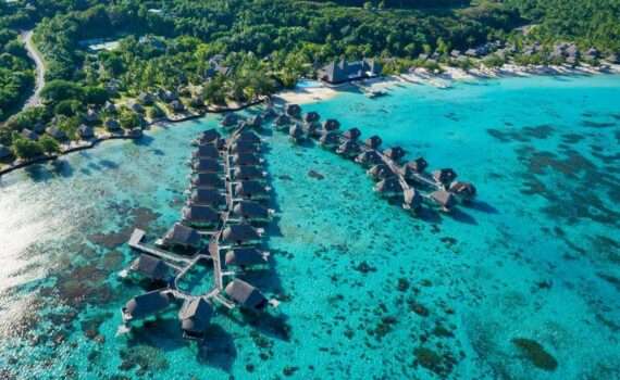 Overwater Bungalows at the Sofitel Moorea