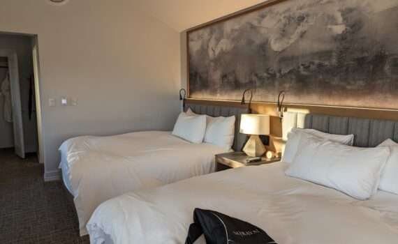 Two queen bed room at the Miraval in Austin