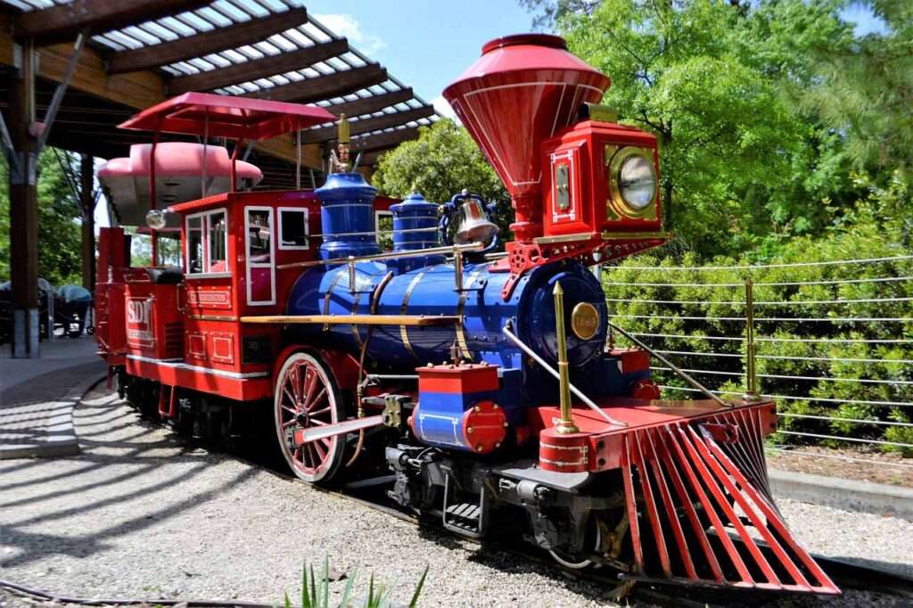 Locomotive ride at Herman National Park in Houston