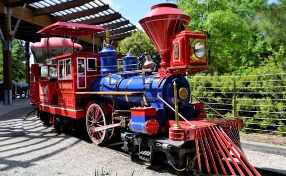 Locomotive ride at Herman National Park in Houston