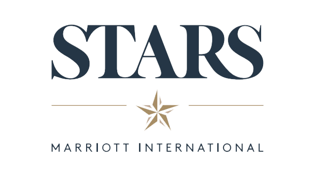 STARS MARRIOT INTERNATIONAL - a logo with a gold star
