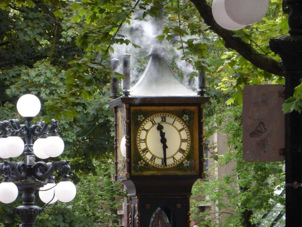 Steam clock in Vancouver
