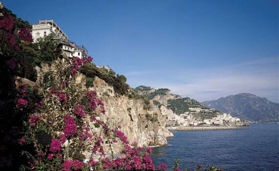 View of the Mediteranean from the hotel Santa Caterina