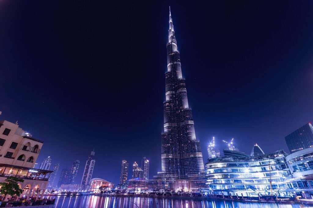 Burj Khalifa in Dubai - worlds tallest building