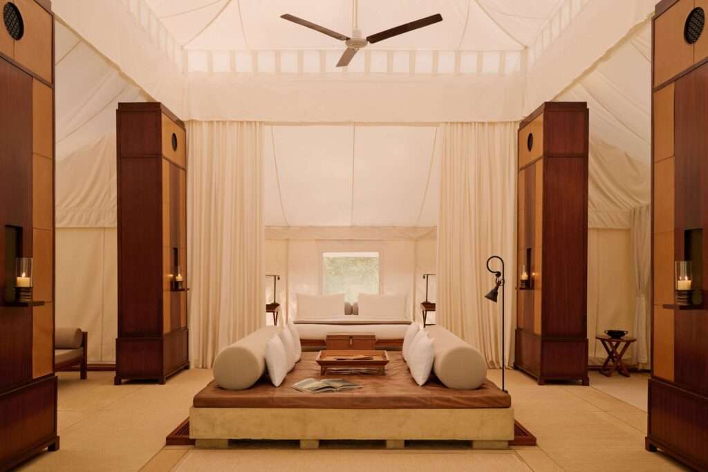 Aman-i-khas Luxury Tent Interior