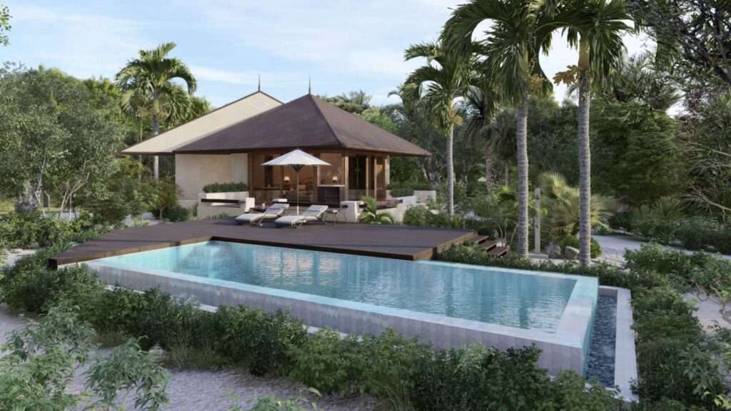 Amanpulo Beach Pool Casita