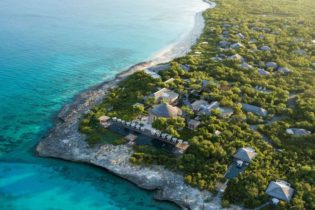 Amanyara & Caicos - aerial view