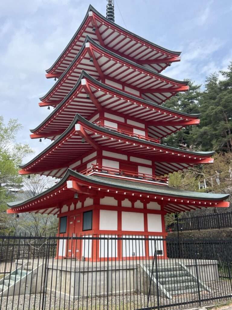 Chureito Pagoda in Arakura Sengen Shrine.