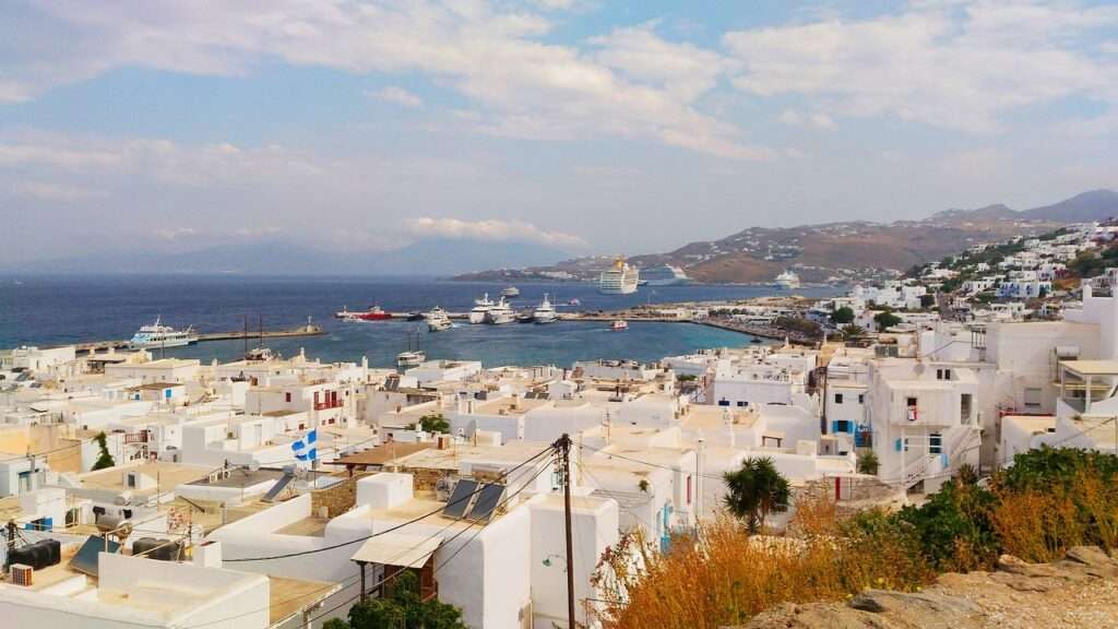 Mykonos Island ocean view - Feature Image for Travel to Greece