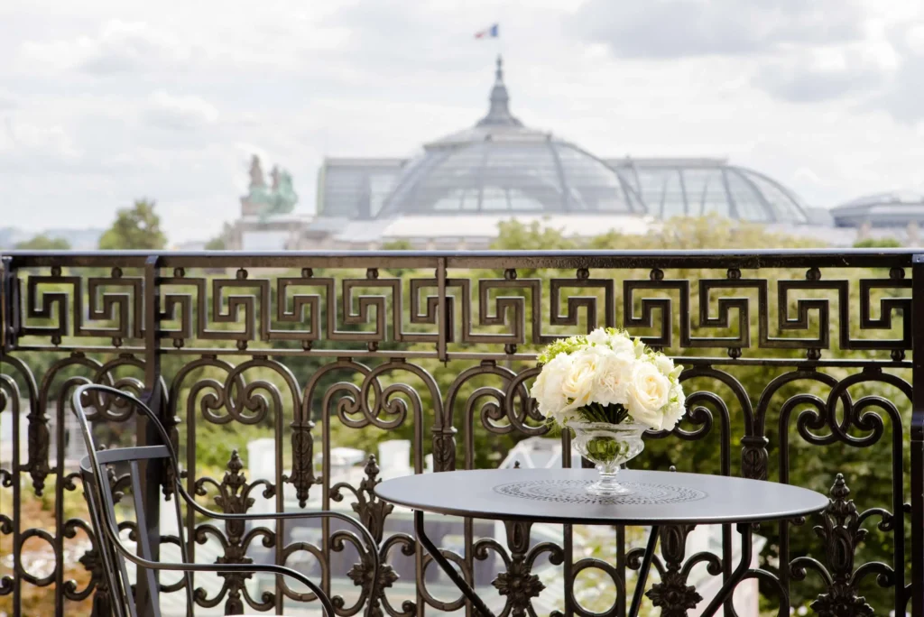 Terrace Suite at La Reserve Paris - a romantic luxury hotel in Paris