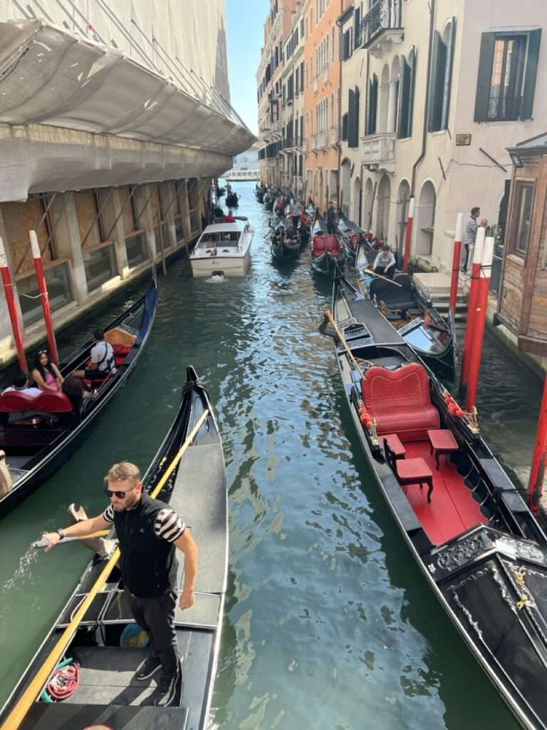 Gondolas in Venice