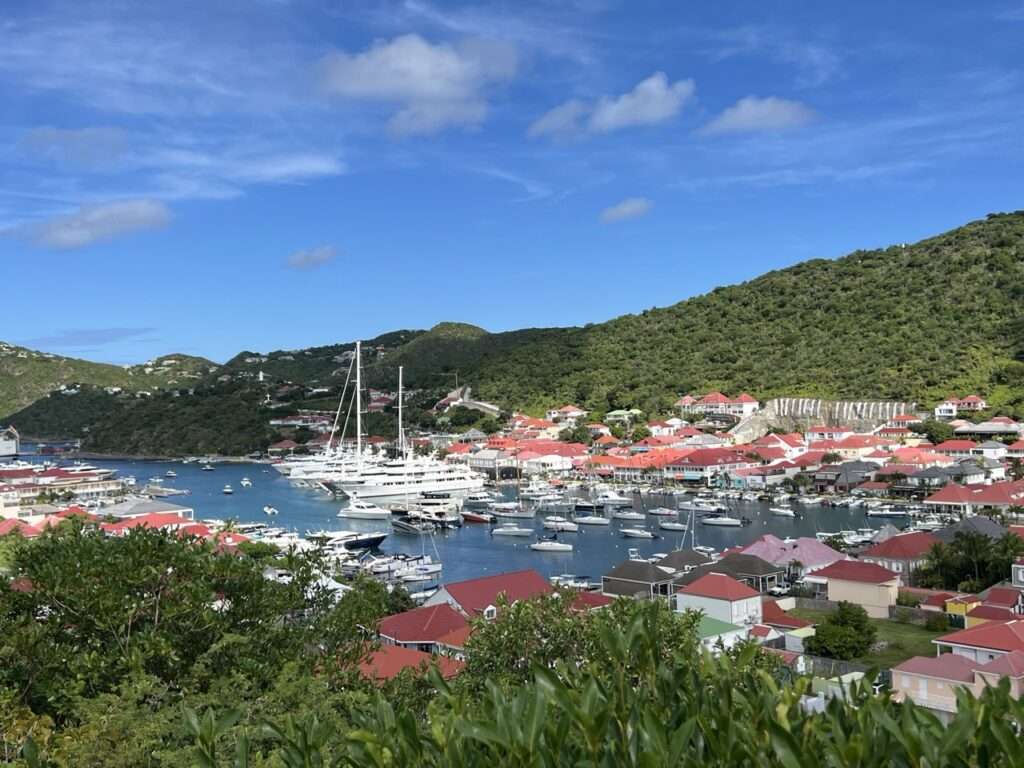 Harbor view from Fort Karl St Barts