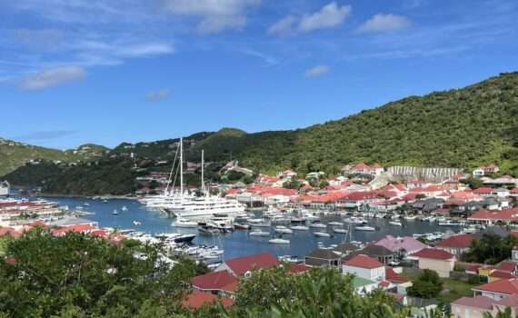 Harbor view from Fort Karl St Barts