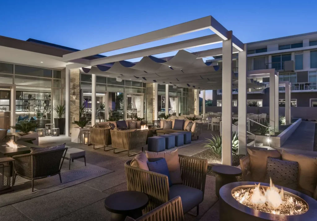 Mountain Shadows Resort - Hearth 61 Patio - a romantic luxury resort in Scottsdale