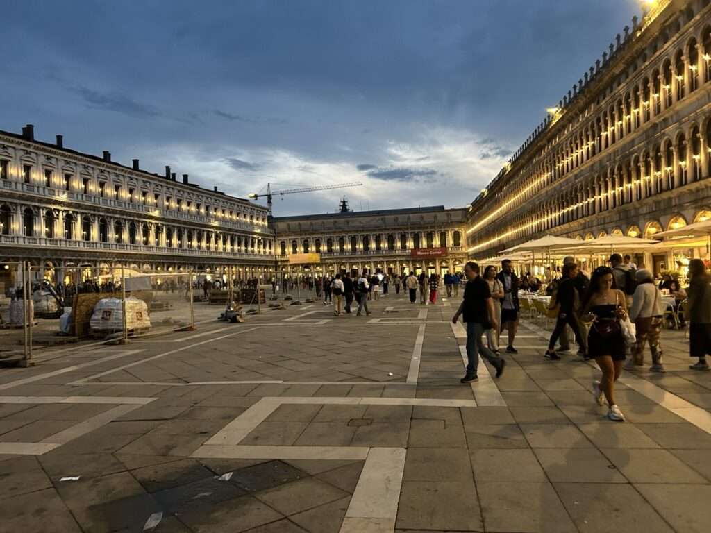 St Marks Square at night