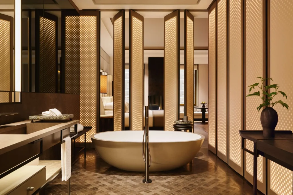 Suite Bathroom at Aman New York