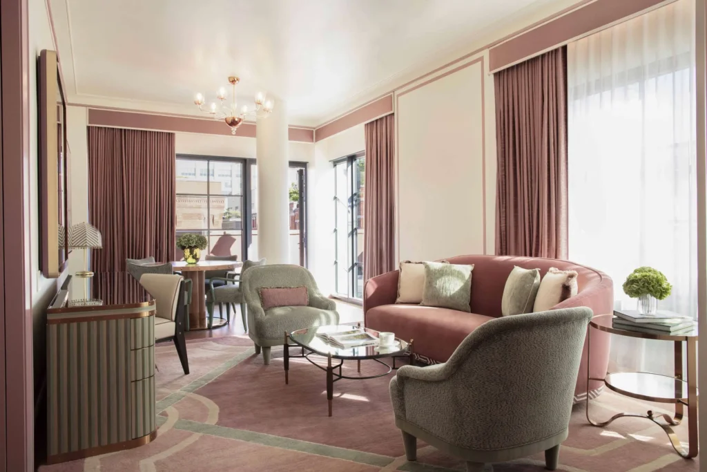 Tribeca Corner Terrace Suite at Hotel Barriere Fouquets New York - a luxury hotel with two bedroom suites