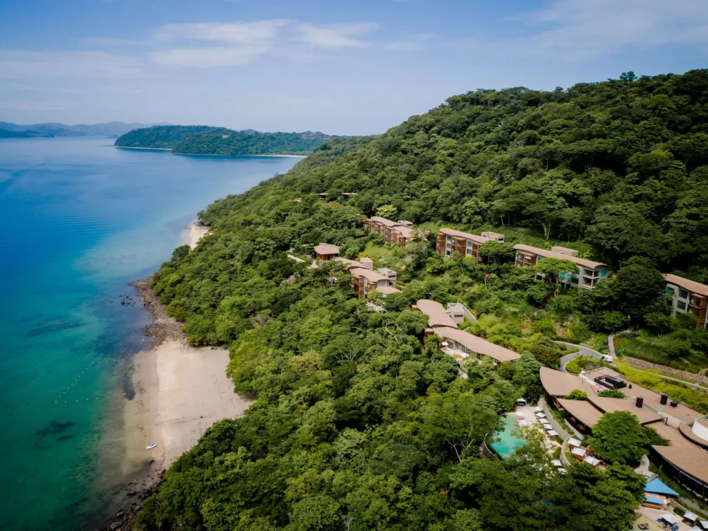 Andaz Peninsula Papagayo Resort Aerial View - a luxury hotel in Costa Rica