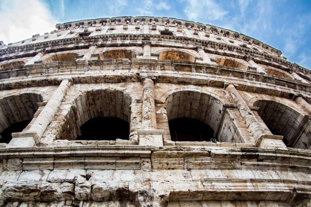 Colosseum in Rome - a great destination for vacation with teens