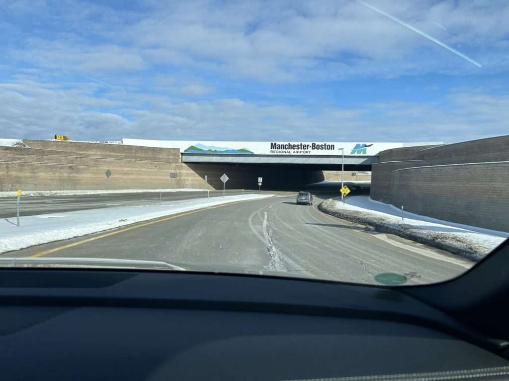 Manchester Regional Airport Sign
