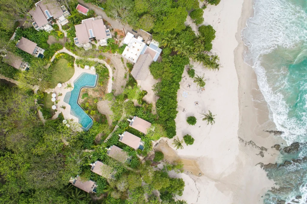 Nantipa Aerial View of Beach