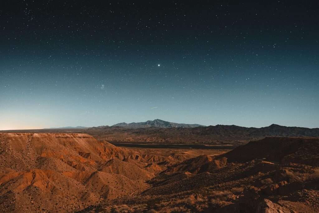 Nevada a twilight - stargazing in Nevada