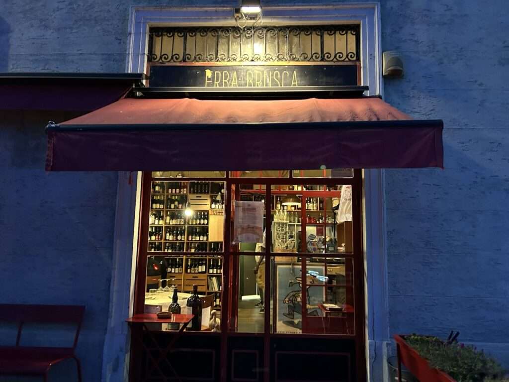 Erba Brusca Restaurant Entrance Milan Italy