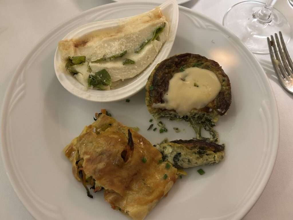 Osteria Del Treno Vegetarian Meal