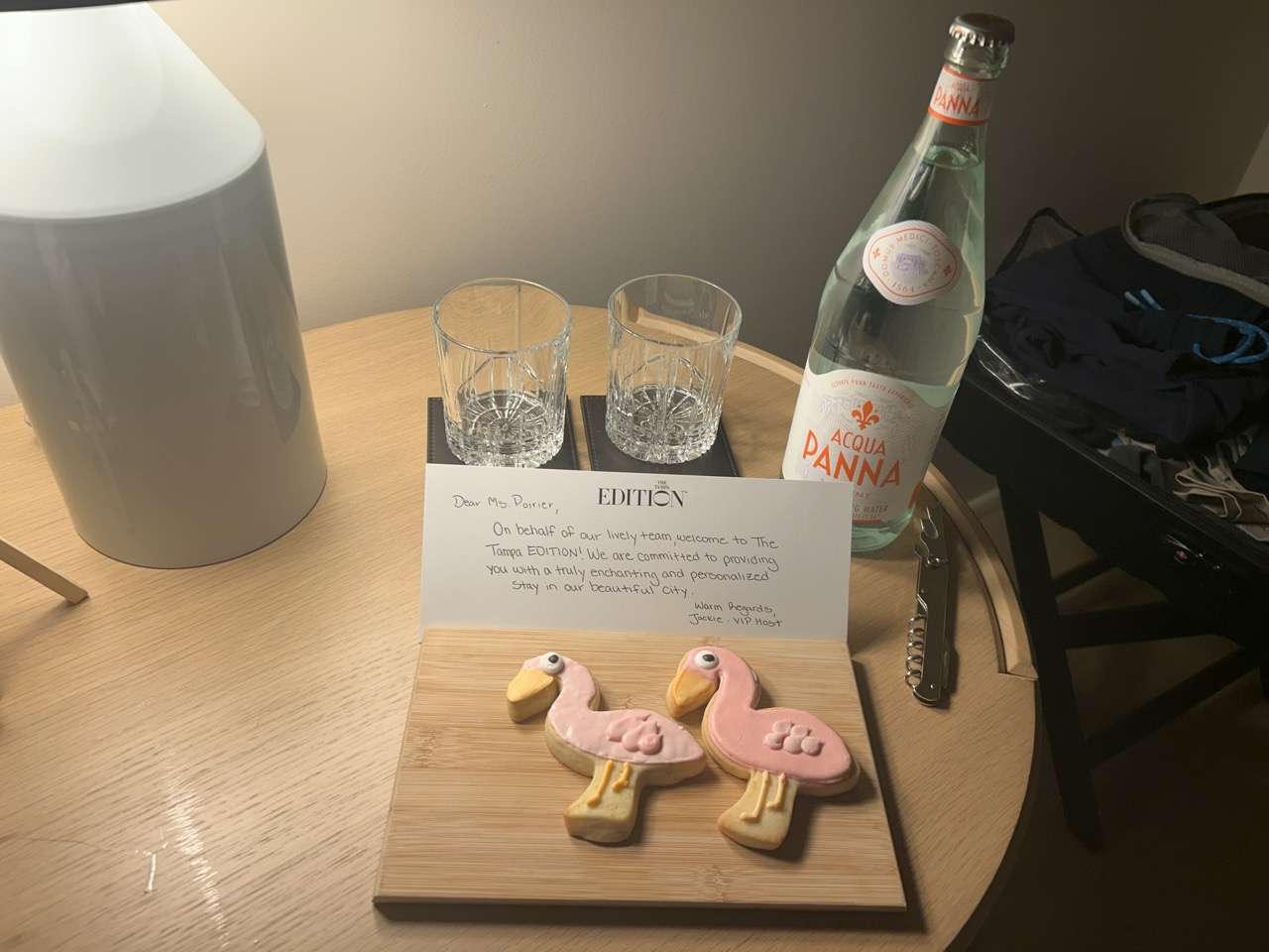 Welcome Amenity at The Tampa Edition