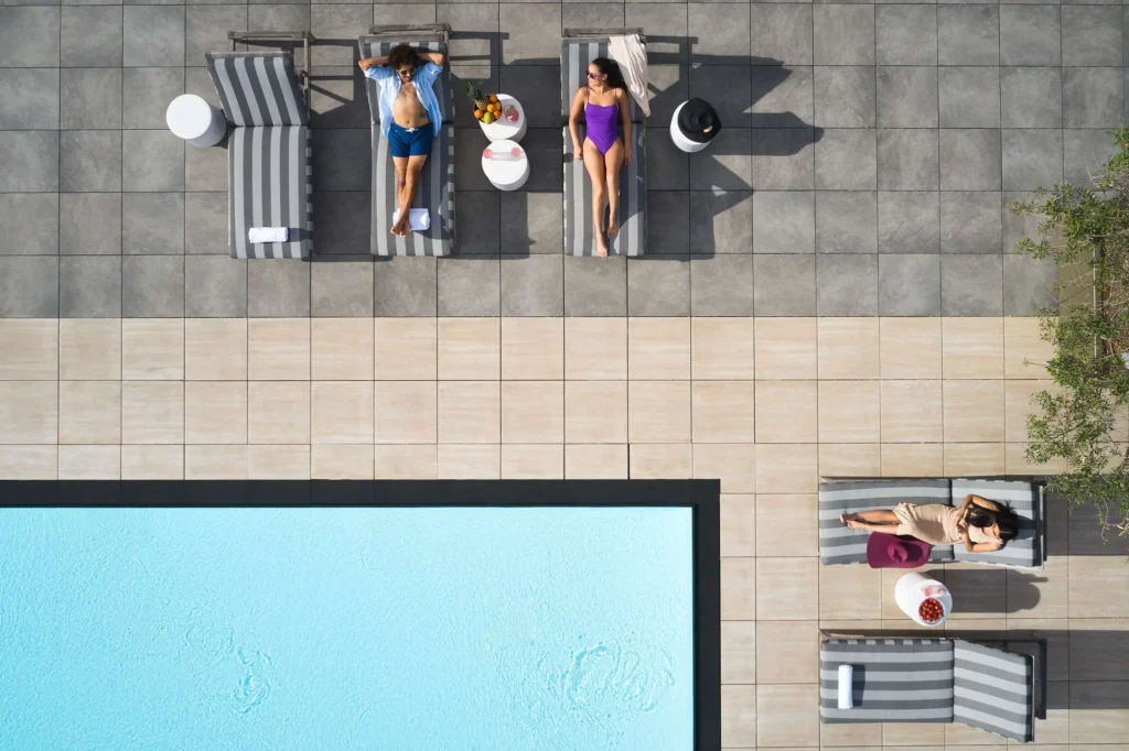 Fairmont Century Plaza Rooftop Pool