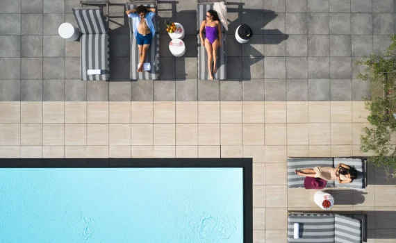 Fairmont Century Plaza Rooftop Pool