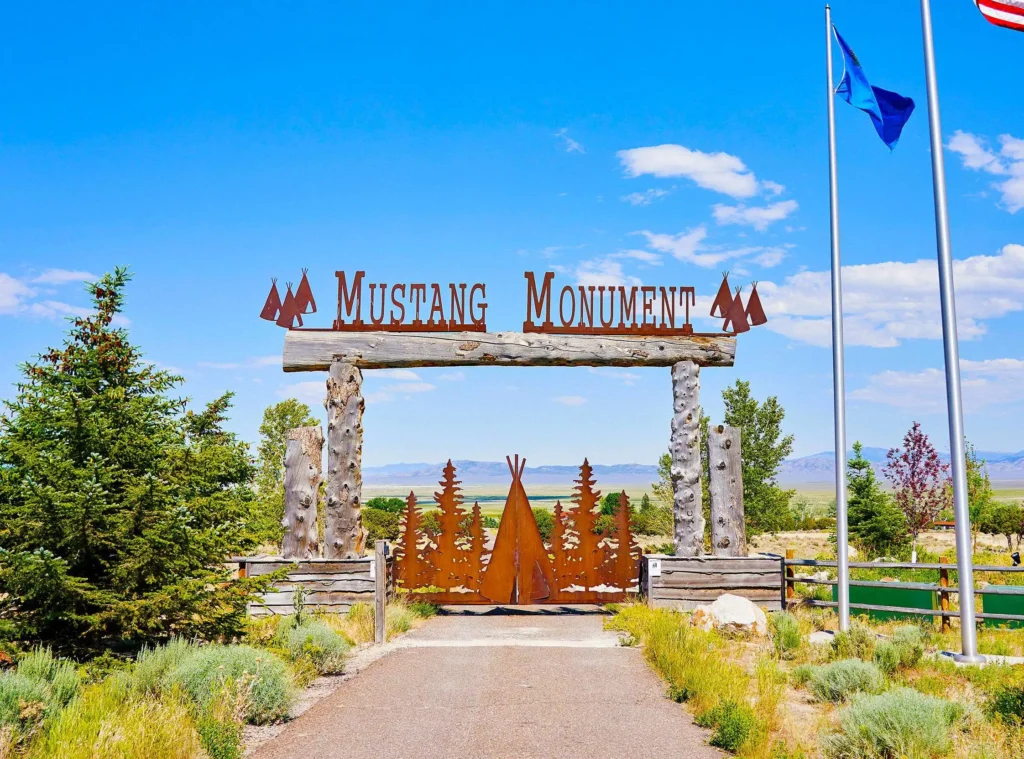 Mustang Monument Entrance