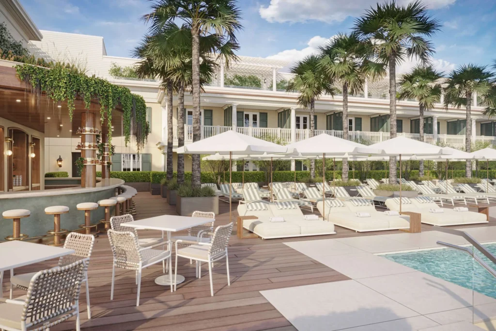 Outdoor Pool Bar at the Cooper