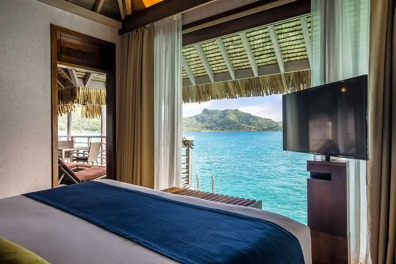 Overwater Villa View Intercontinental Bora Bora