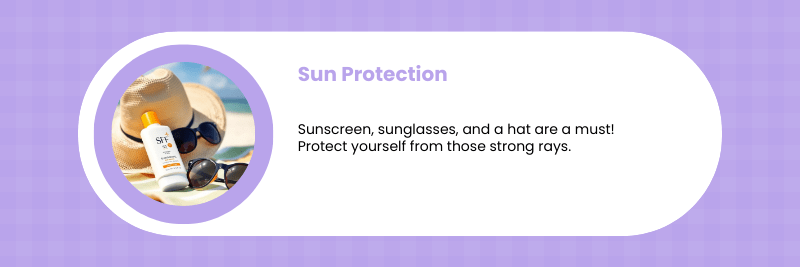 sun protection for your cruise